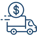 Link Odoo with payment gateways and shipping services to streamline orders and deliveries. Real-time sync icon illustrating unified data across platforms
